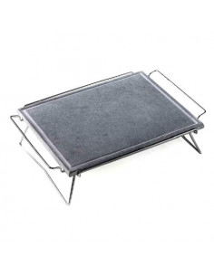 Piastra ollare Ompagrill DS40 50 SP Con Supporto Pieghevole