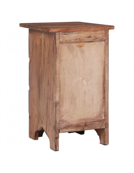 Comodino 30x30x51 cm in Legno Massello di Recupero