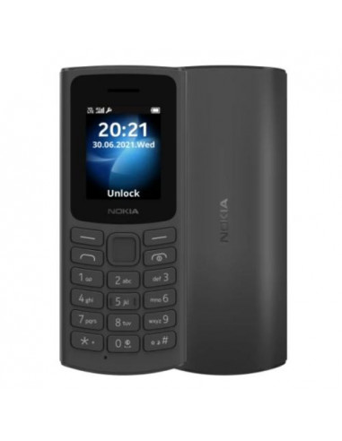 CELLULARE NOKIA 105 1.8" DUAL SIM 4G BLACK ITALIA SENIOR PHONE