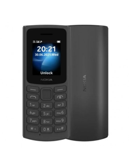 CELLULARE NOKIA 105 1.8" DUAL SIM 4G BLACK ITALIA SENIOR PHONE