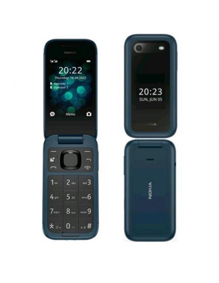 CELLULARE NOKIA 2660 FLIP 2.8" FOTOCAMERA BLUETOOTH DUAL SIM 4G LTE BLUE ITALIA SENIOR PHONE
