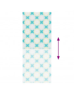 Tenda a Rullo Doccia 100x240 cm Larghezza Tessuto 96 cm