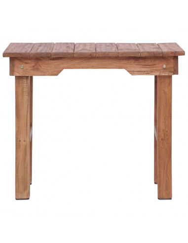 Tavolino da Salotto 70x35x60 cm in Legno Massello di Mogano