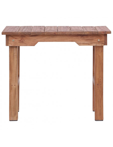 Tavolino da Salotto 70x35x60 cm in Legno Massello di Mogano