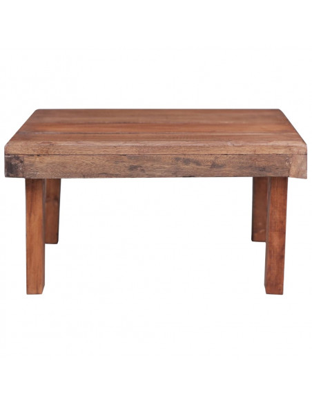 Tavolino da Caffè 60x45x23 cm Legno Massello di Recupero