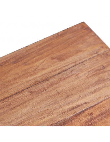 Tavolino da Caffè 60x45x23 cm Legno Massello di Recupero