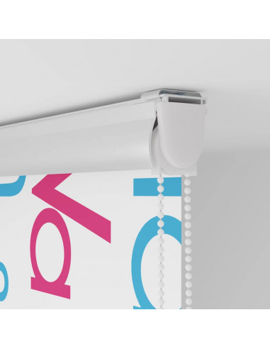 Tenda a Rullo per Doccia Cassonetto 80x240 cm Larghezza Tessuto