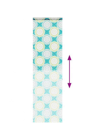 Tenda a Rullo per Doccia Cassonetto 80x240 cm Larghezza Tessuto