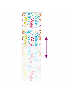 Tenda a Rullo per Doccia Cassonetto 60x240 cm Larghezza Tessuto