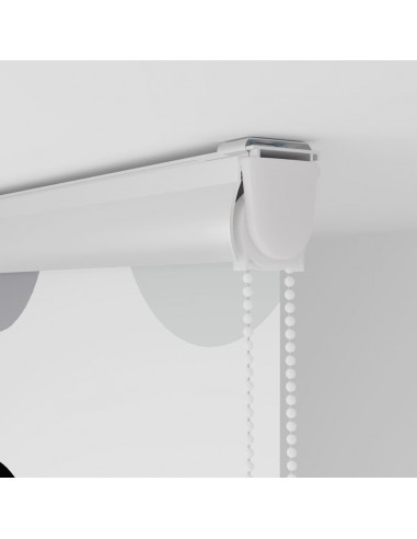 Tenda a Rullo per Doccia Cassonetto 60x240 cm Larghezza Tessuto