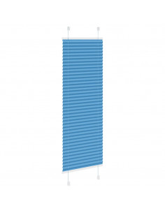 Tenda Plissettata Blu 45x150 cm Larghezza Tessuto 44,4 cm