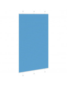 Tenda Plissettata Blu 120x200 cm Larghezza Tessuto 119,4 cm