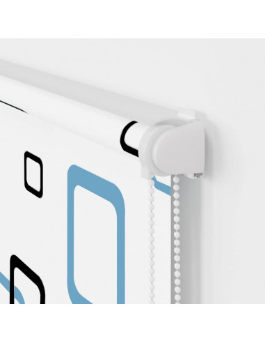 Tenda a Rullo per Doccia Cassonetto 60x240 cm Larghezza Tessuto