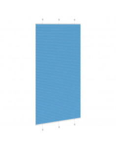Tenda Plissettata Blu 105x200 cm Larghezza Tessuto 104,4 cm