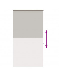 Tenda a Rullo per Doccia Cassonetto 140x240cm Larghezza Tessuto