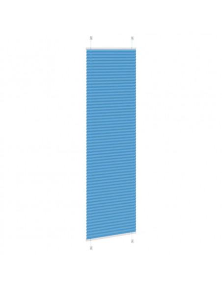 Tenda Plissettata Blu 60x200 cm Larghezza Tessuto 59,4 cm