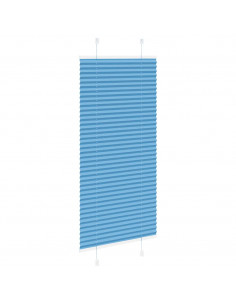 Tenda Plissettata Blu 60x150 cm Larghezza Tessuto 59,4 cm