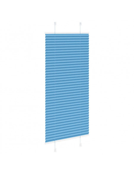 Tenda Plissettata Blu 60x150 cm Larghezza Tessuto 59,4 cm