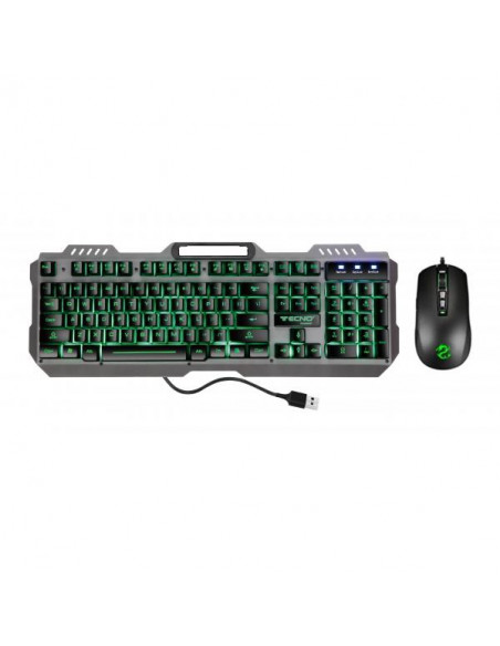 Tecno TC-BG2006 tastiera USB QWERTY Italiano Nero, Grigio