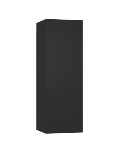 Set di Mobili Porta TV 5 pz Nero in Legno Multistrato