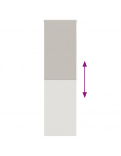 Tenda a Rullo Doccia 80x240 cm Larghezza Tessuto 76 cm