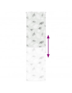 Tenda a Rullo Doccia 80x240 cm Larghezza Tessuto 76 cm