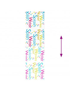 Tenda a Rullo Doccia 70x240 cm Larghezza Tessuto 66 cm