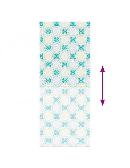 Tenda a Rullo Doccia 90x240 cm Larghezza Tessuto 86 cm