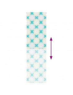 Tenda a Rullo Doccia 60x240 cm Larghezza Tessuto 56 cm