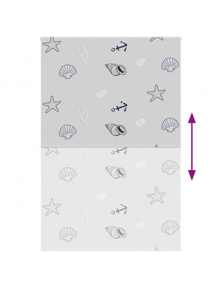 Tenda a Rullo Doccia 160x240 cm Larghezza Tessuto 156 cm
