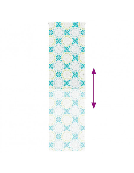 Tenda a Rullo Doccia 70x240 cm Larghezza Tessuto 66 cm