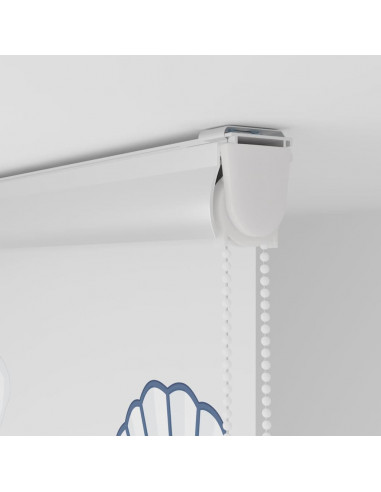 Tenda a Rullo Doccia con Cassonetto 70x240 cm Larghezza Tessuto