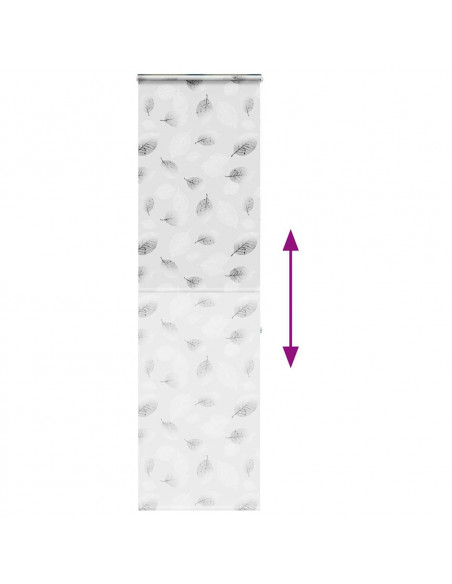Tenda a Rullo Doccia con Cassonetto 70x240 cm Larghezza Tessuto
