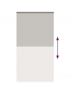 Tenda a Rullo Doccia con Cassonetto 130x240cm Larghezza Tessuto