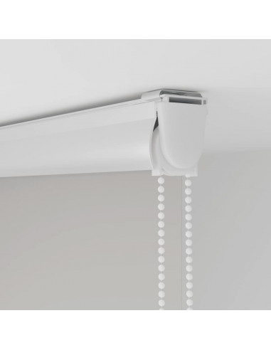 Tenda a Rullo Doccia con Cassonetto 130x240cm Larghezza Tessuto