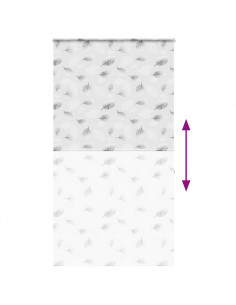 Tenda a Rullo per Doccia Cassonetto 140x240cm Larghezza Tessuto