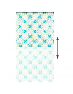 Tenda a Rullo per Doccia Cassonetto 140x240cm Larghezza Tessuto