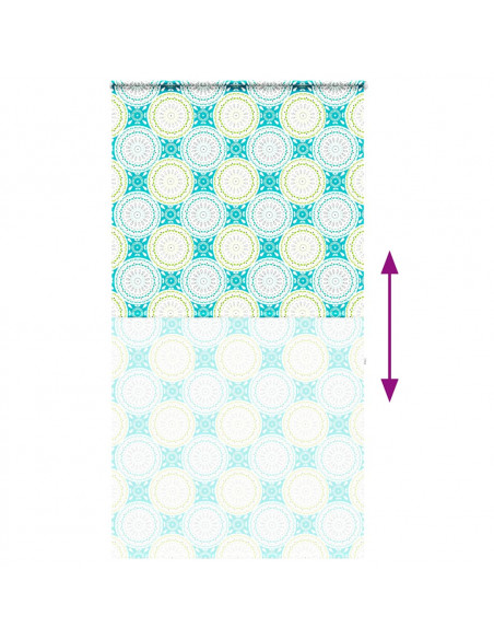 Tenda a Rullo per Doccia Cassonetto 140x240cm Larghezza Tessuto