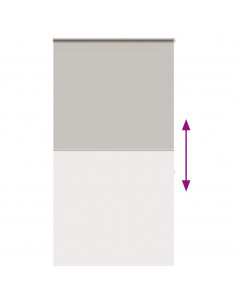 Tenda a Rullo Doccia con Cassonetto 120x240cm Larghezza Tessuto