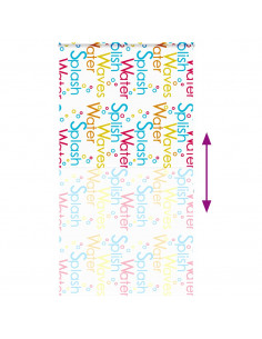 Tenda a Rullo Doccia con Cassonetto 120x240cm Larghezza Tessuto