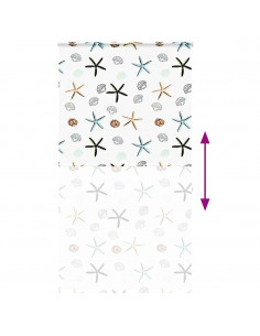 Tenda a Rullo Doccia con Cassonetto 120x240cm Larghezza Tessuto