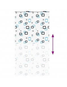 Tenda a Rullo Doccia con Cassonetto 120x240cm Larghezza Tessuto