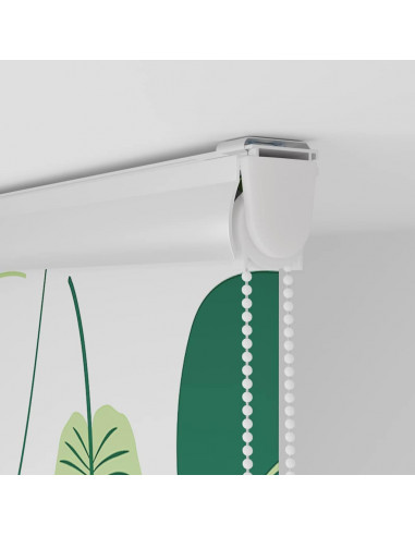 Tenda a Rullo Doccia con Cassonetto 130x240cm Larghezza Tessuto