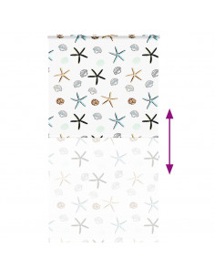 Tenda a Rullo Doccia con Cassonetto 130x240cm Larghezza Tessuto