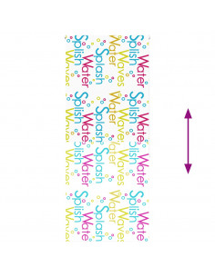 Tenda a Rullo Doccia 110x240 cm Larghezza Tessuto 106 cm