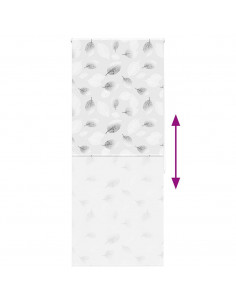 Tenda a Rullo Doccia 110x240 cm Larghezza Tessuto 106 cm