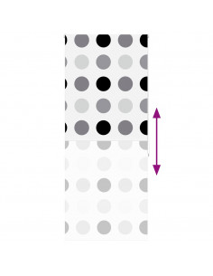 Tenda a Rullo Doccia 110x240 cm Larghezza Tessuto 106 cm