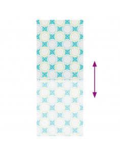 Tenda a Rullo Doccia 110x240 cm Larghezza Tessuto 106 cm