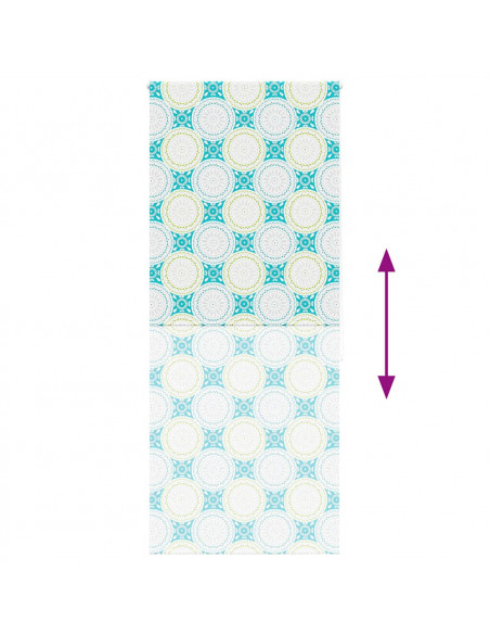 Tenda a Rullo Doccia 110x240 cm Larghezza Tessuto 106 cm