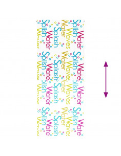 Tenda a Rullo Doccia 100x240 cm Larghezza Tessuto 96 cm